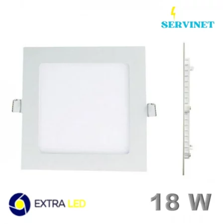 ⬜️Panneau Led carré encastrable - 18W - 6500k - Extra Led- PL-s2⬜️