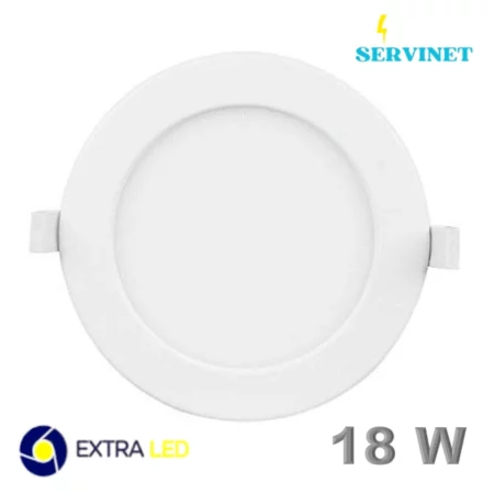 ⚪️Panneau Led circulaire encastrable - 18W - 6500k - Extra Led- PL-r2⚪️