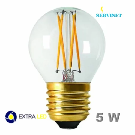 💡 Ampoule LED Filament Edison G45 - 5W - E27 - 2700K - Extra Led- EL-GF5Y💡