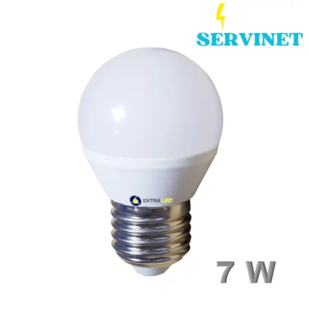 💡 Ampoule LED G45 Sphérique - 7W - E27 - 6500K - Extra Led - EL-G7W