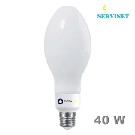 💡 Ampoule LED Olive Sphérique à Forte puissance - 40W - E27 - 6500K - Extra Led - SP-2