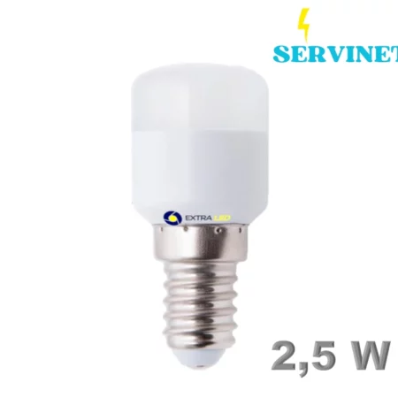 💡 Ampoule LED Réfrigérateur T26 – 2.5W – E14 – 6500K – 220-240V - Extra Led - EL-T26W