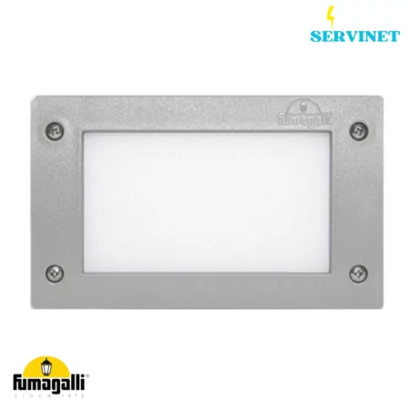 🧱💡 Spot LED Encastrable Brique – 3W – IP66 – GX53 – CCT – Gris – FUMAGALLI "LETI 200" 🇮🇹
