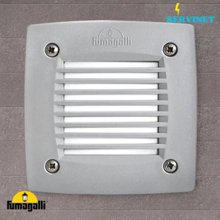🔲✨ Spot LED Encastrable Mural Carré - 3W – Blanc – FUMAGALLI "LETI 100 SQUARE GR" 🇮🇹