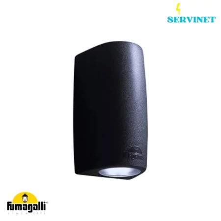 ⚫✨ Applique murale LED - Noir - 2xGU10 – IP55 – CCT – Fumagalli "Marta 90-2L" 🇮🇹