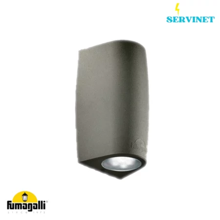 ⚫✨ Applique murale LED - Gris - 2xGU10 – IP55 – CCT – Fumagalli "Marta 90-2L" 🇮🇹