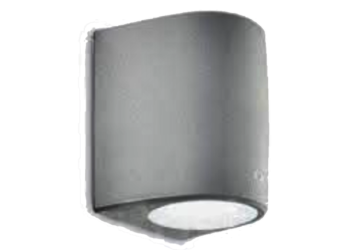 ⚪🔦 Applique LED Double Flux – Gris – GX53 – 2x7W – IP55 – CCT – Fumagalli « Marta 160-2L » 🇮🇹