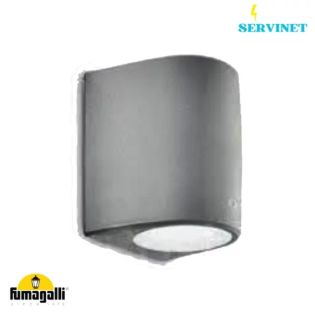 ⚪🔦 Applique LED Double Flux - Gris – GX53 – 2x7W – IP55 – CCT – Fumagalli "Marta 160-2L" 🇮🇹