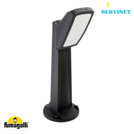 🏡💡 Borne d'Éclairage Jardin - Noir - Résine - E27 - IP66 - FUMAGALLI "MINIPINELA 1L" 🇮🇹