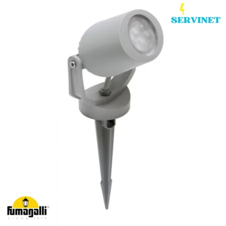 ⚙️💡🌿 Spot LED avec piquet - Gris – 3.5W – CCT GU10 – IP66 – FUMAGALLI «MINITOMMY»