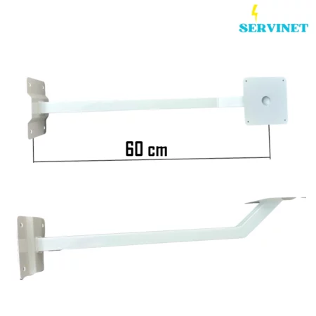 🎥🛠️ Support caméras – 60 cm – Blanc
