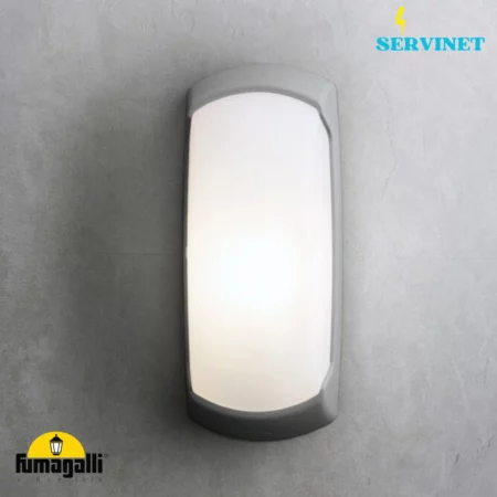 ⚙️💡 Applique Murale Extérieure Grise E27 – IP66 – Fumagalli "Francy-OP" 🇮🇹