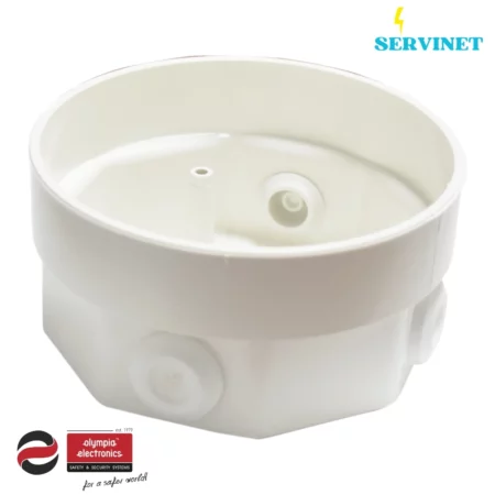 🧱 Boîtier d'étanchéité IP65 pour détecteur incendie – Olympia Electronics – BASE-196/Ν