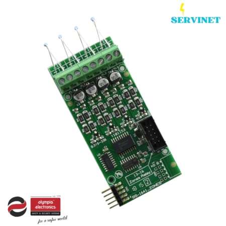 🧩 Carte d’extension 4 zones pour centrale incendie – Olympia Electronics – BS-1641