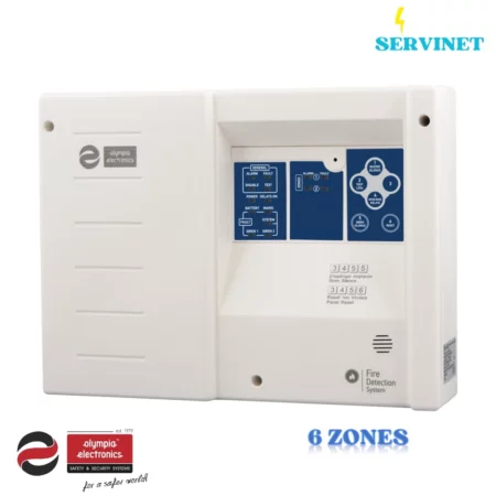 🔥 Centrale de détection incendie 6 zones – Olympia Electronics – BS-1636
