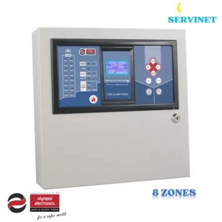 🔥 Centrale de détection incendie 8 zones – Olympia Electronics – BS-1638