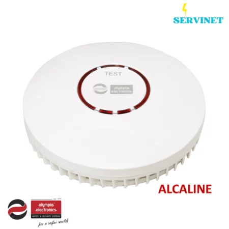 🔥 Détecteur de fumée autonome à piles alcalines – Olympia Electronics – BS-506/ALCALINE