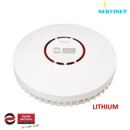 🔥 Détecteur de fumée autonome à piles lithium – Olympia Electronics – BS-506/LITHIUM