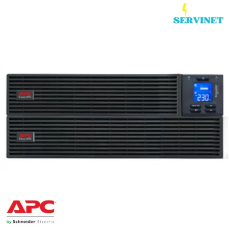 ⚡ Onduleur Double Conversion avec Bloc Batterie Externe Inclus – APC EASY UPS SRV3KRILRK – 3000 VA – 230 V – Rack 4U avec Kit de Rails ⚡